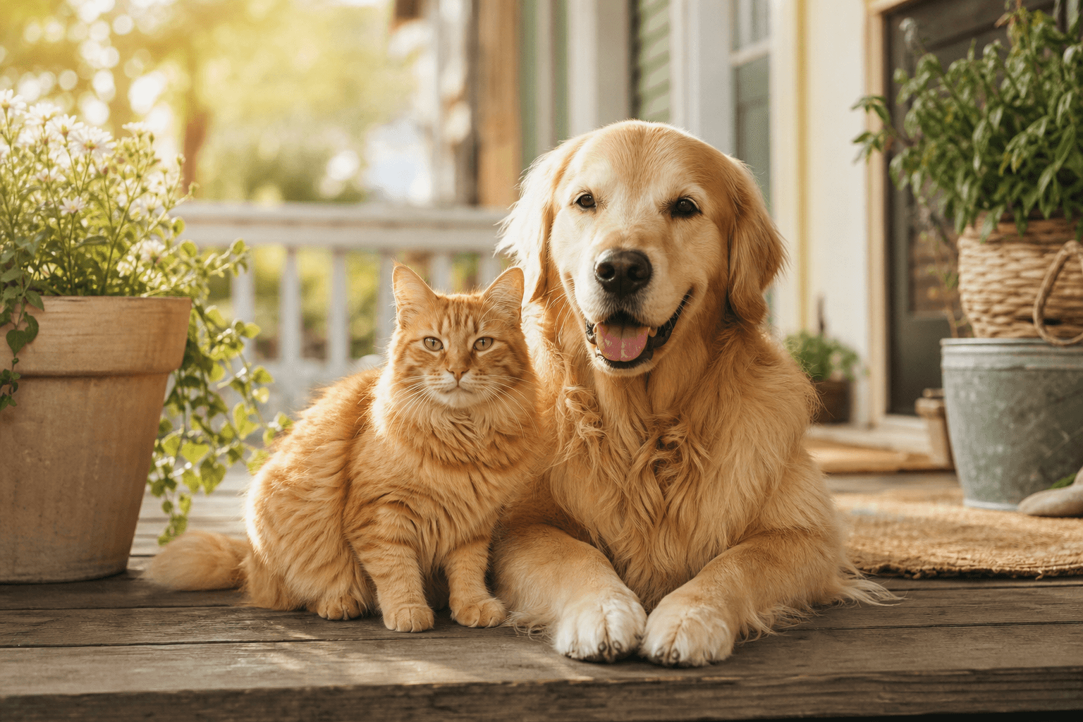 Happy dog and cat — Northline pets